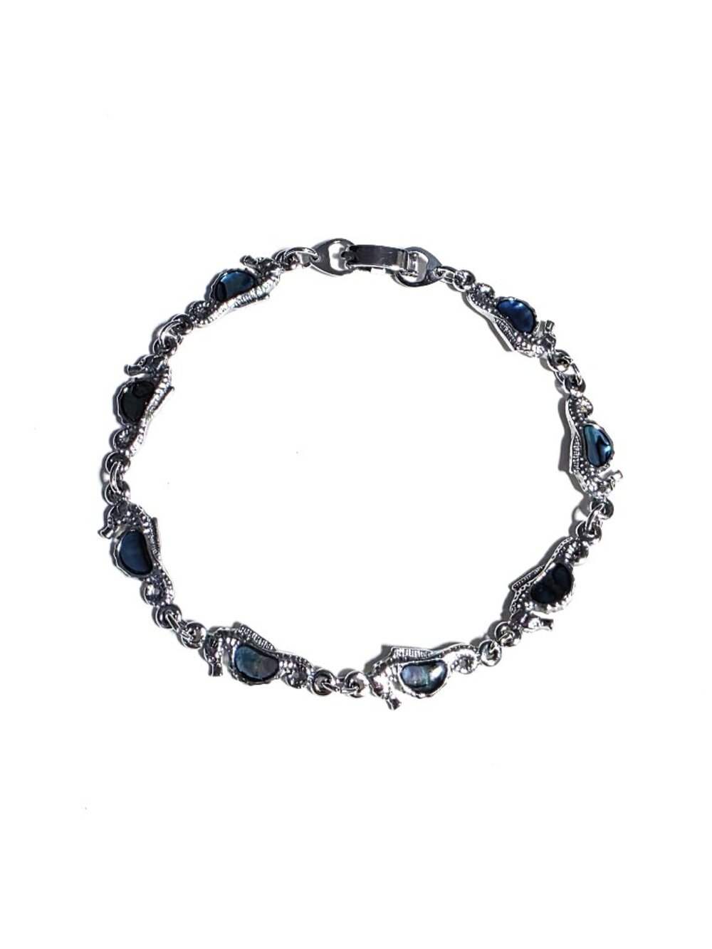 Seahorse abalone shell bracelet